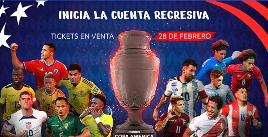 官方:2024美洲杯球票2月28日开售,决赛门票稍晚开票_北美_南美足联