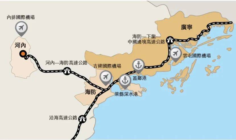 山海高速互通路线图图片