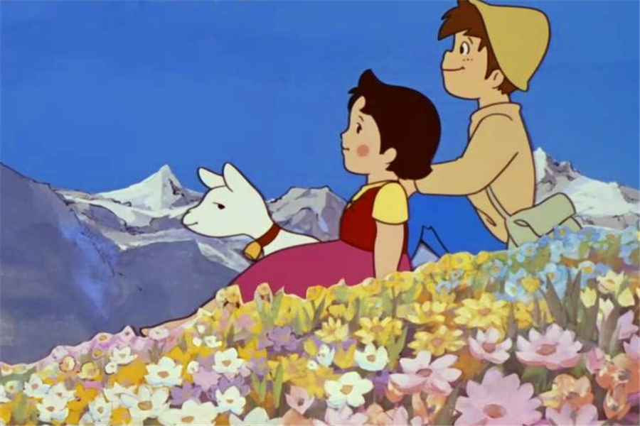 与牧羊少年皮特,富家少女克拉拉之间的友情,展现了住在阿尔卑斯山上的