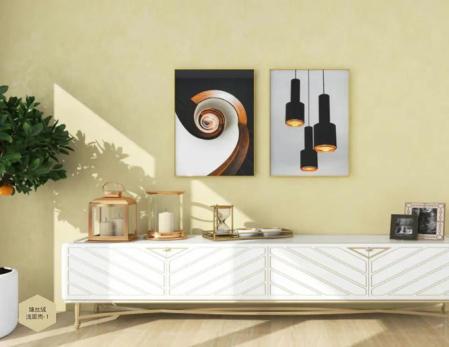 巴德士莱姆石艺术漆拥有天然纯粹的外观,将岩石天然美感融于墙面之上