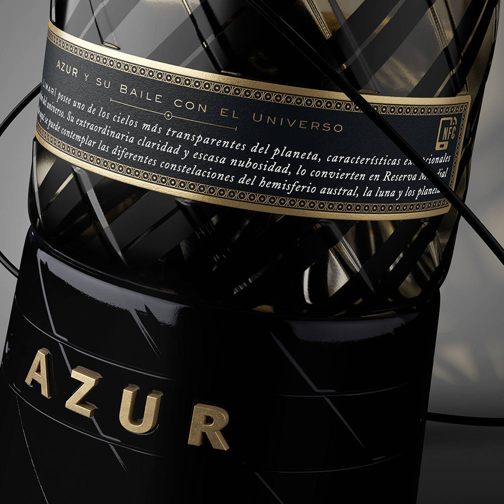 现代时尚奢华黑金白酒包装设计 北京白酒包装设计_标签_低度酒_作品