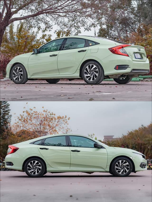 本田思域改卡其绿,大自然的颜色!_搜狐汽车_搜狐网