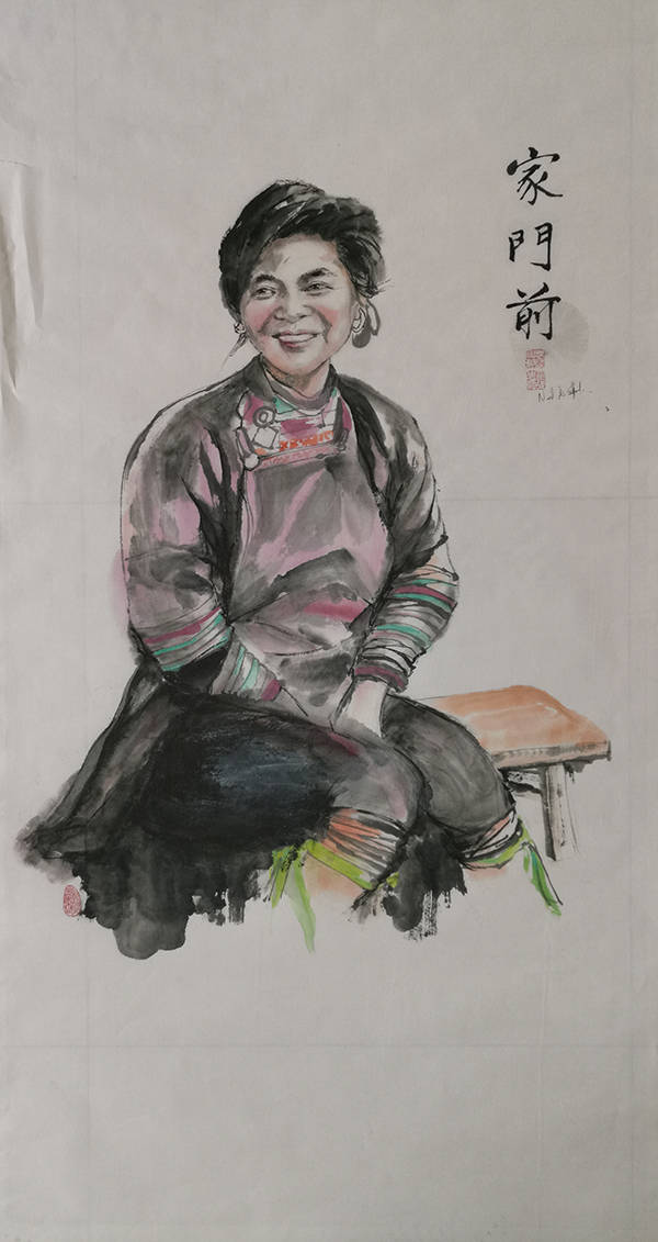 司徒惠霞应邀参加庆祝建国75周年《丹青颂辉煌》书画