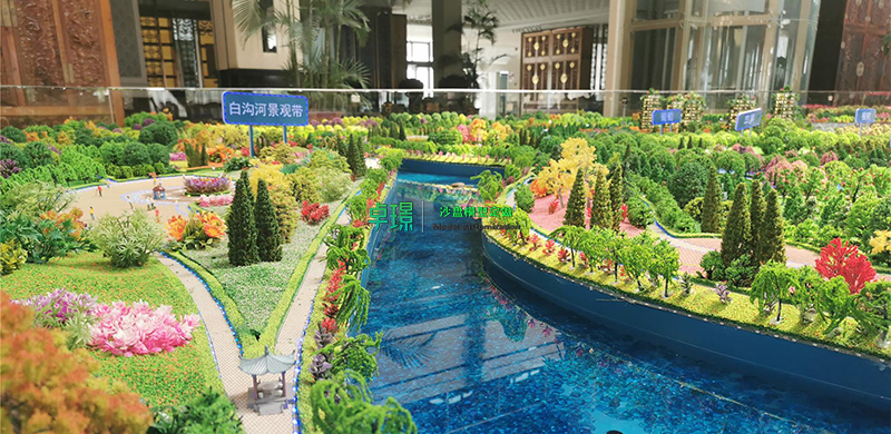 园林景观沙盘模型制作公司,园林沙盘模型制作厂家_进行_建筑_规划