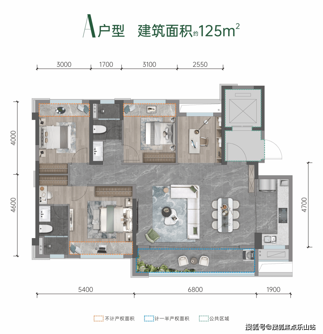 株洲金茂悦叠墅户型图图片