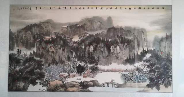 王宗德山水画作品欣赏之一