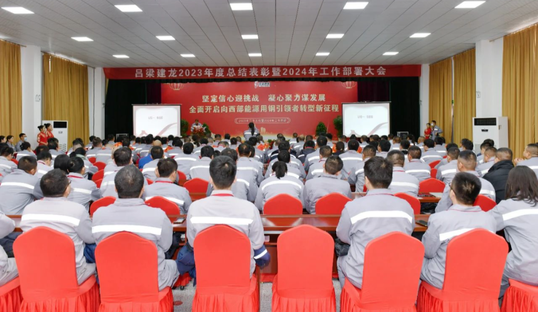 能源用钢引领者转型新征程》的工作报告,回顾总结吕梁建龙2023年经济