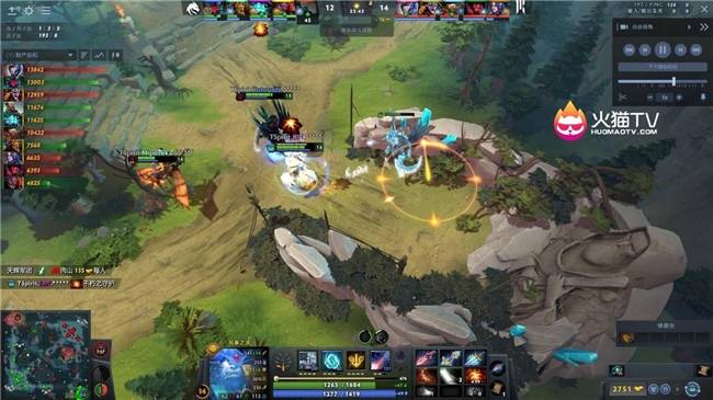 【火猫tv】dota2-梦幻联赛s22:spirt战队 1-1战平sr_露娜_蓝猫_人马