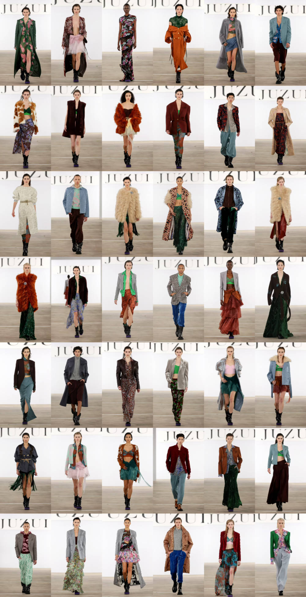 中国芍药绽放2024秋冬纽约时装周