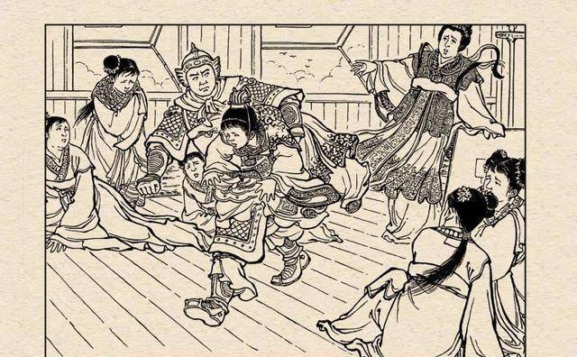 后来孙权听说刘备进川了,就让妹子带着外甥回江东.
