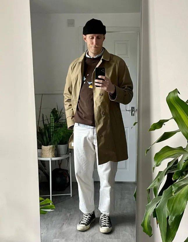 男人要学会穿"暖色调"单品,博主这些搭配活力时髦,可以借鉴