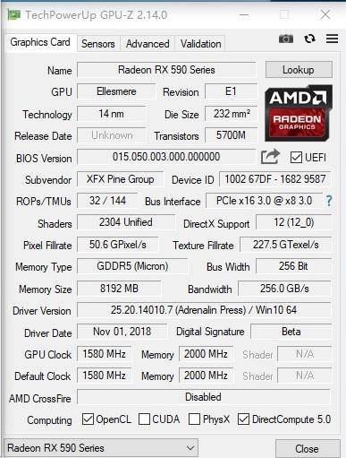 rx570gpuz图图片