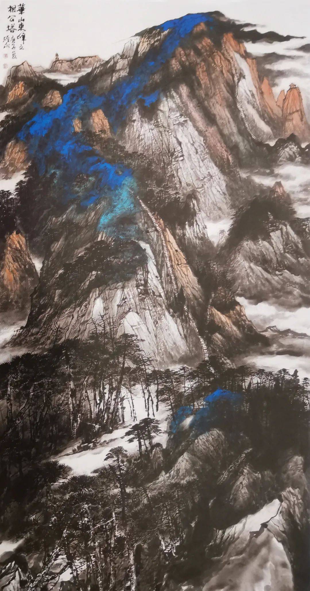 作品欣赏:萧维永,号大得,墨耕斋主,画室听雪轩.