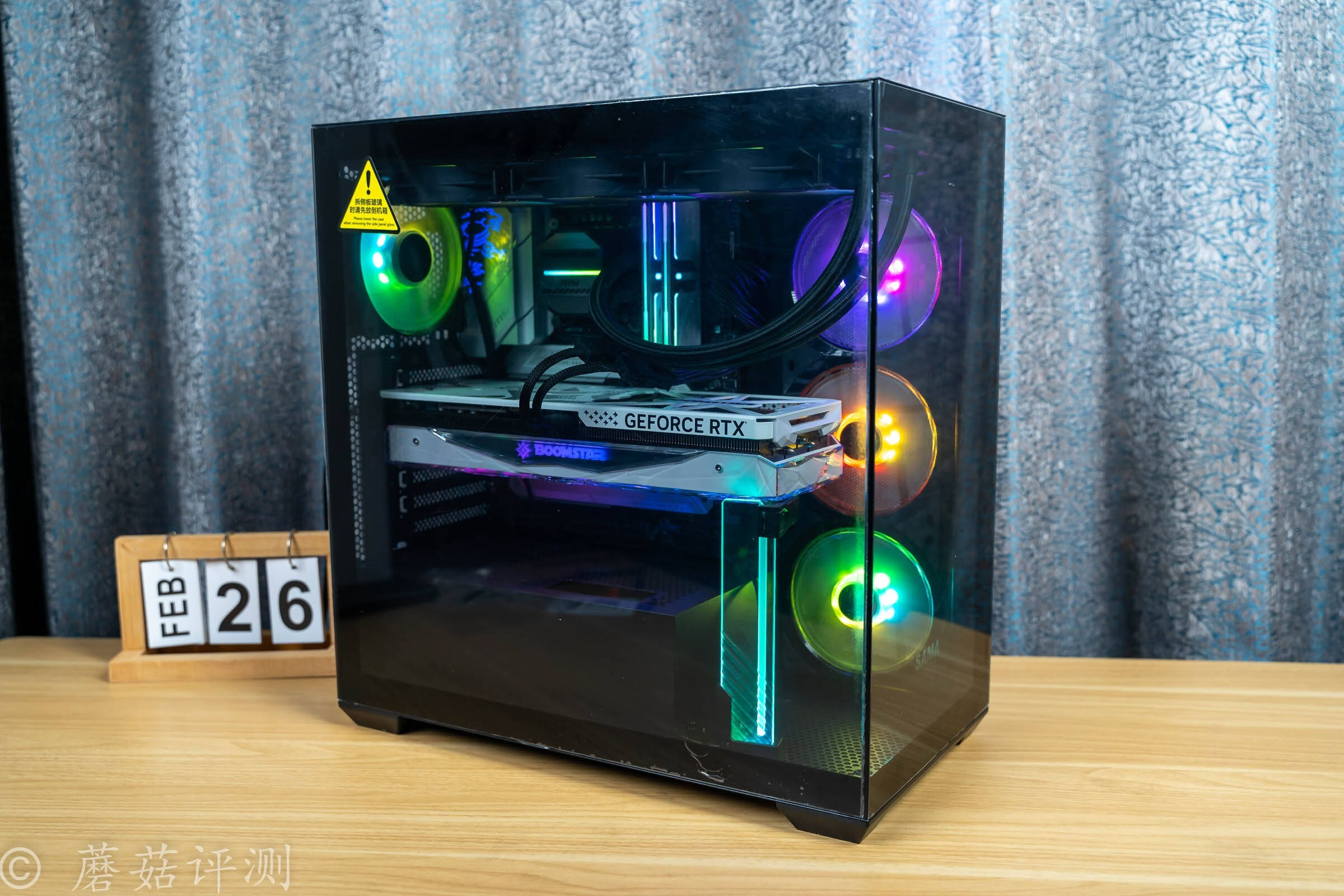 原创散热优秀效果酷炫的高性价比海景房机箱先马幻境界海景房atx机箱