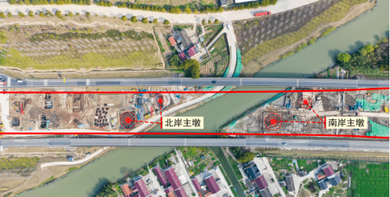 图源:上海临港官微,航塘港桥施工示意图s3公路(周邓公路～g1503-两港