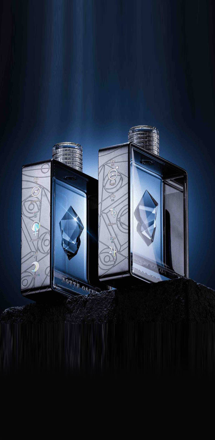 会悬浮的水晶钻石创意白酒包装设计._标签_酒瓶_作品