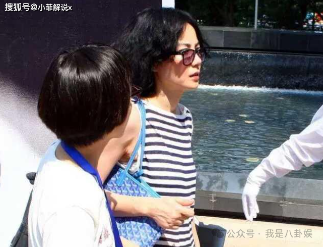 原创王菲谢霆锋日本回国照曝光王菲用拳头轻锤男友脖子上起大疙瘩引
