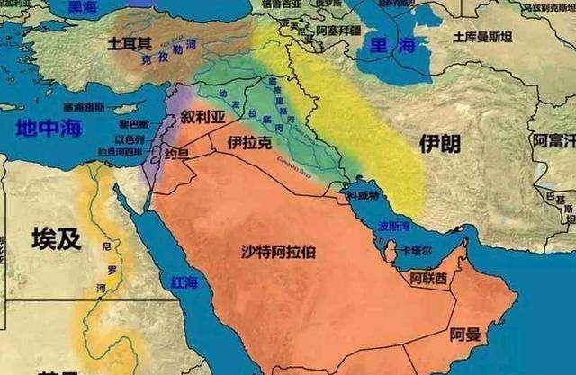 50年代的时候,美国与伊拉克和伊朗关系都不错.