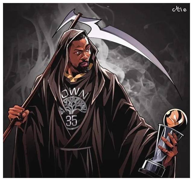 原创杜兰特死神镰刀锋利下一个总冠军悬在身后能否再砍下