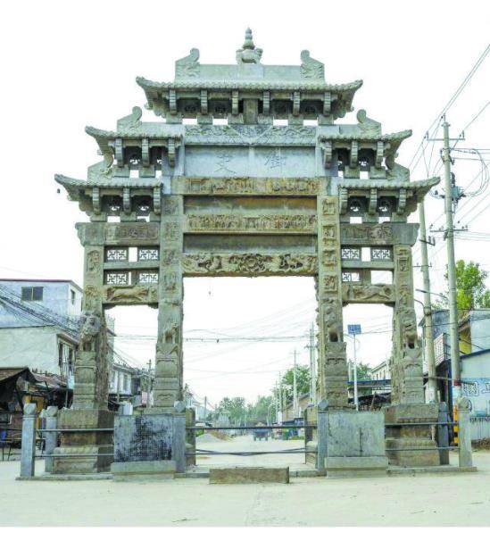 原创苏述御史牌坊黄河淤积深埋地下15米一朝出土风采重现惊世人