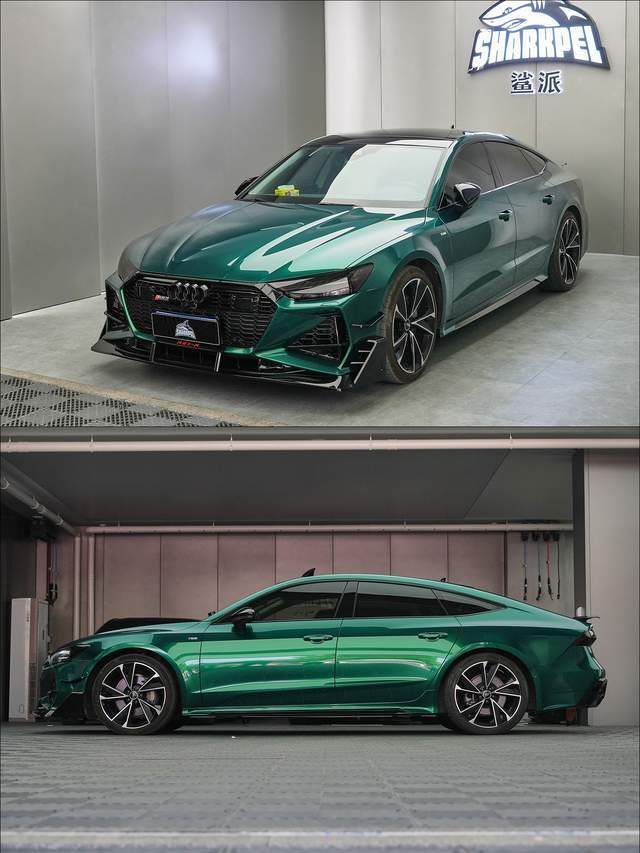 军绿色更增添一丝男子气概,低饱和度莫兰迪绿色系,又是不挑车型的宝藏