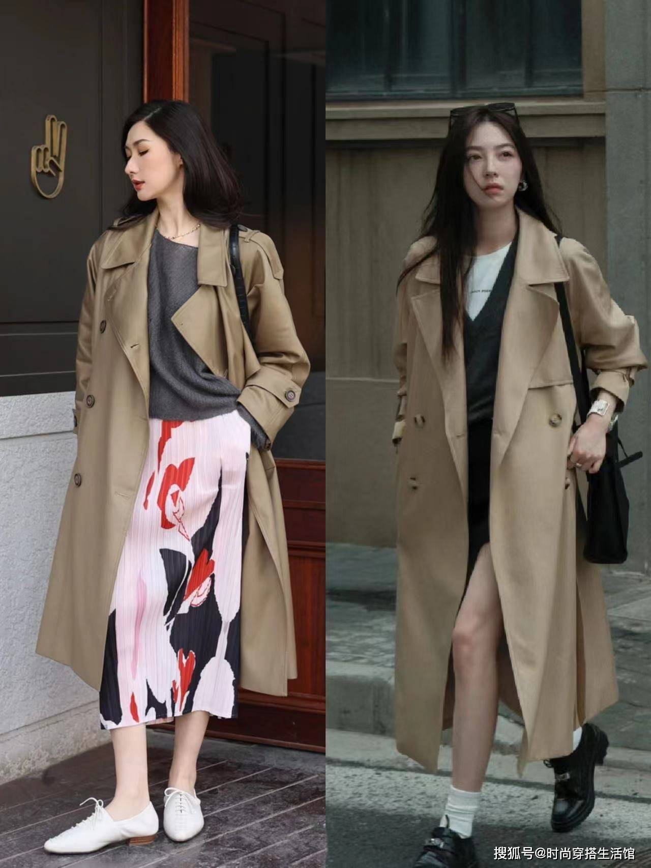 再强调一次:风衣不要配小脚裤,太土!