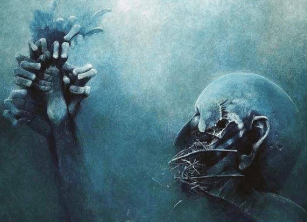 原创他心脏骤停十分钟醒后凭记忆画出地狱场景网友越看越吓人