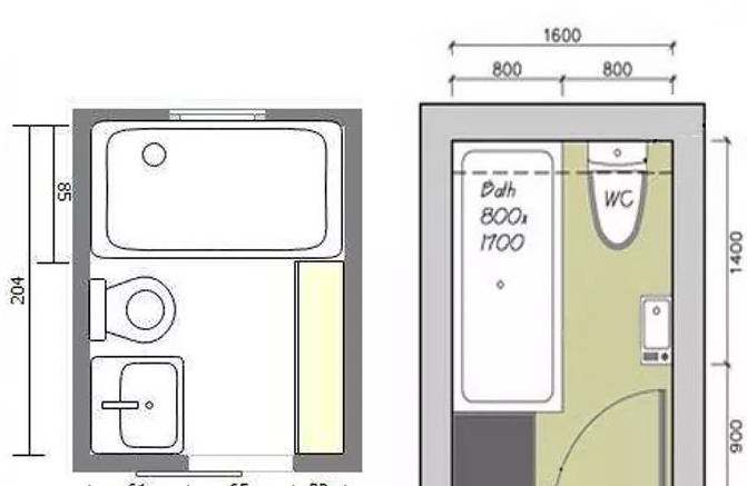 这两种布局,让浴缸与卫生间完美结合_淋浴_马桶_方案