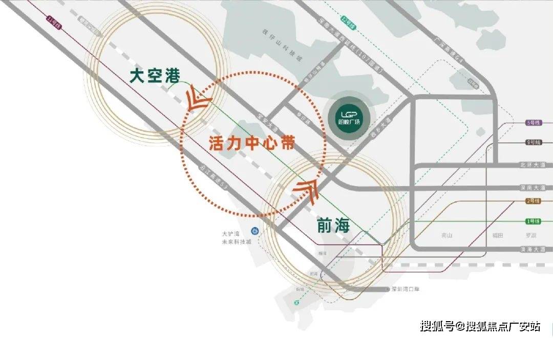 g107 国道,g4 京港澳高速,广深沿江高速,西乡大道,铁仔山隧道环绕