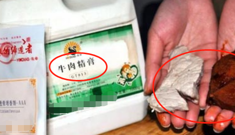 原创假牛肉是怎么做出来的看到加工原料网友吃得更放心了