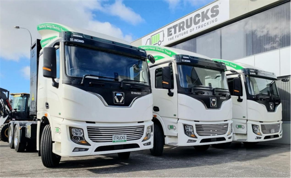 goodwill industries (ginm) 交付了两辆弗莱纳电动卡车(freightliner