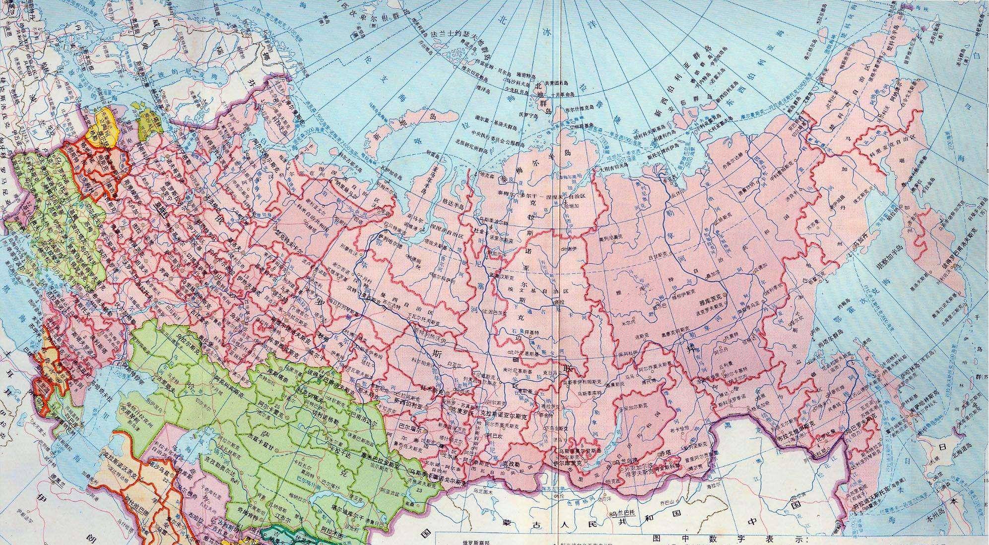 苏联地图但是赫鲁晓夫没有想到自己的这种核力量威吓,并没有让共产