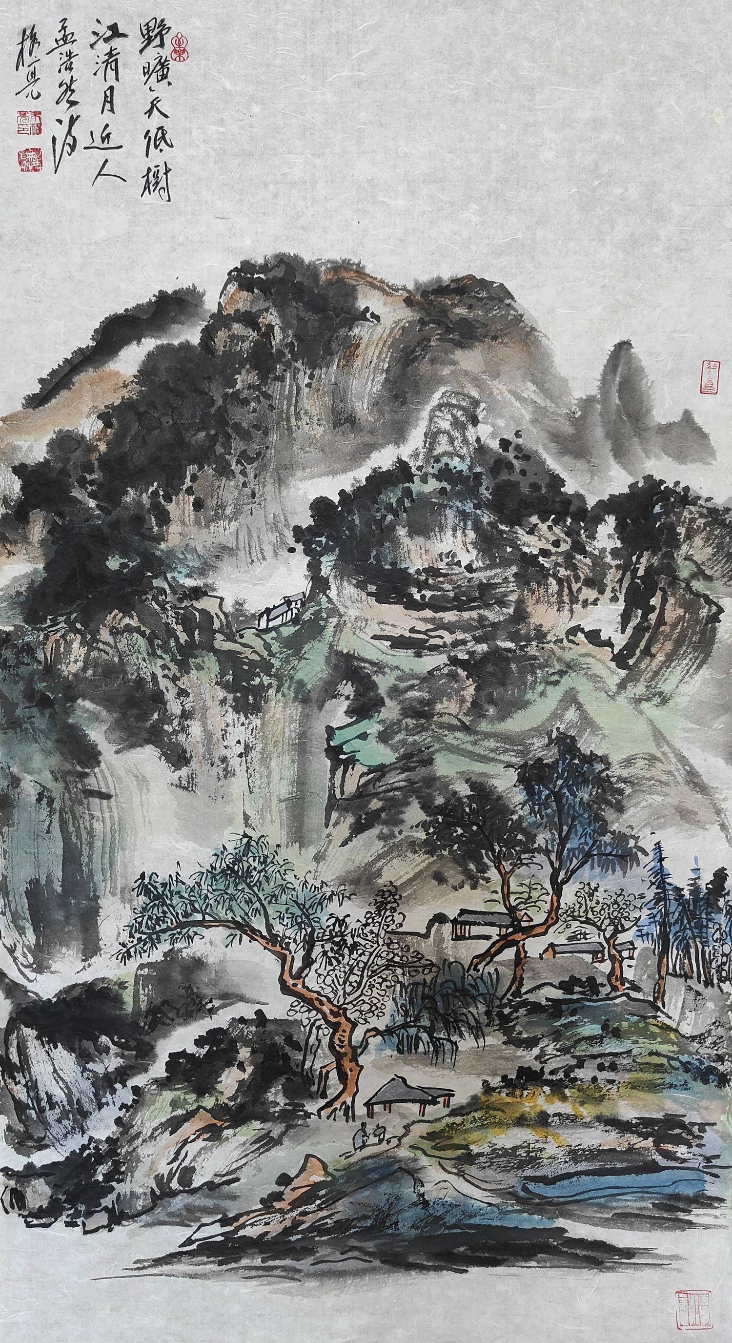 龙年巨献当代写意山水名家朱格亮