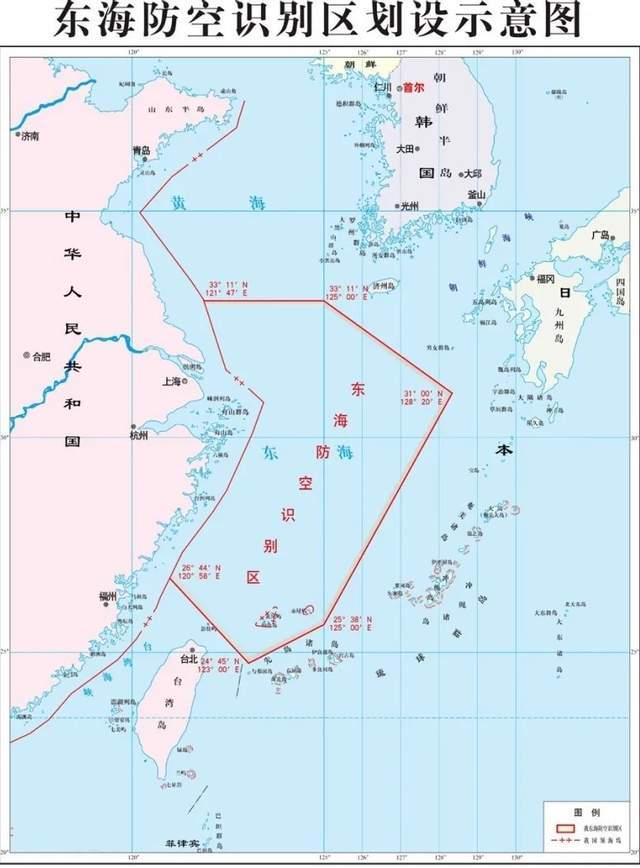 中国和日本隔着什么海图片