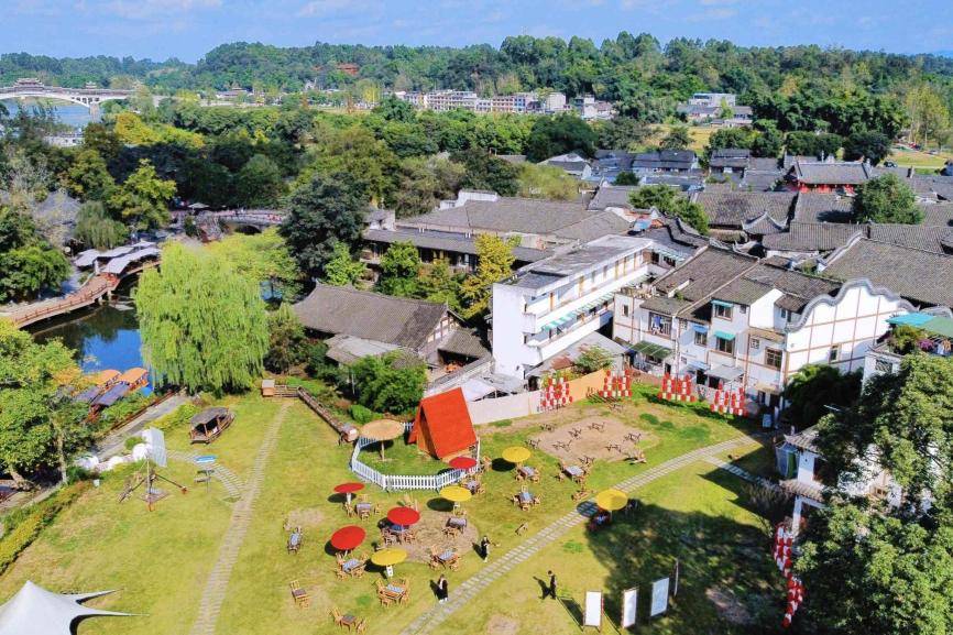 露营烤肉围炉煮茶尝地道美食来黄龙镇古镇放野柿间约起来