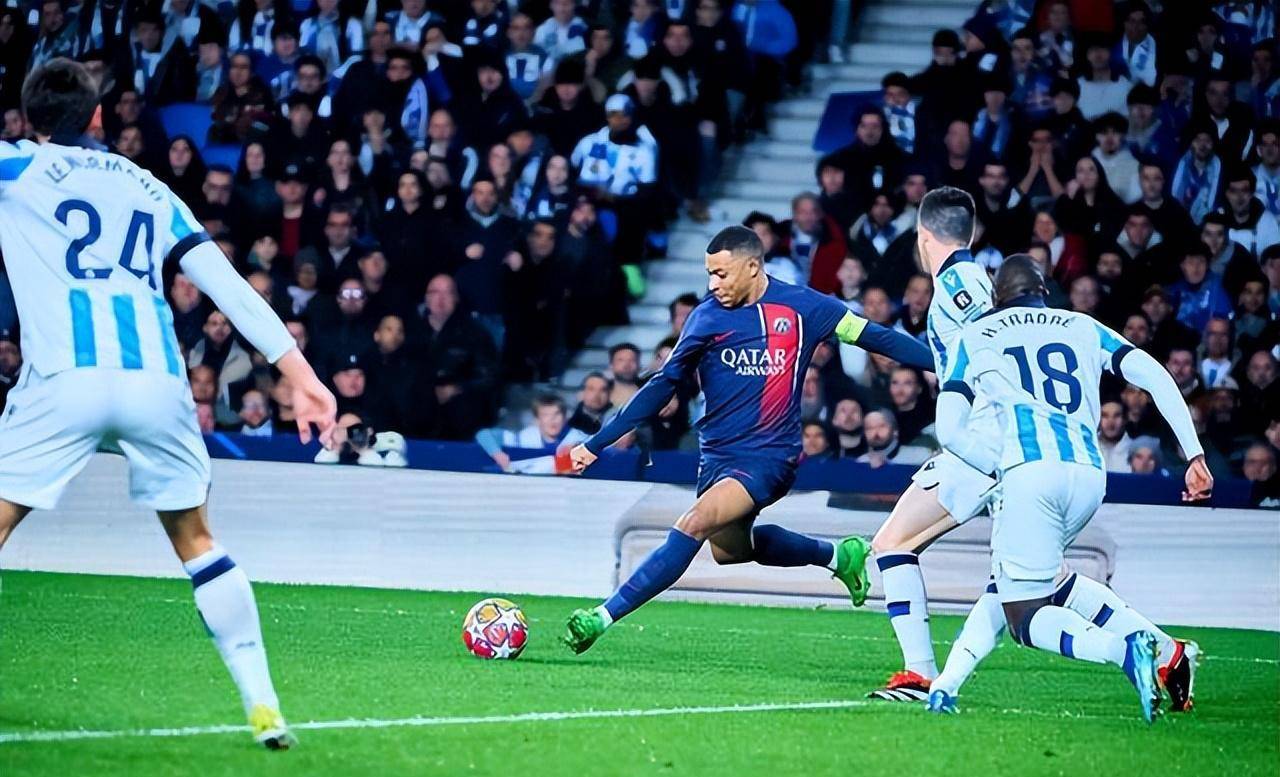 姆巴佩梅开二度,大巴黎重返欧冠八强,巨星表现完爆哈兰德_比赛_皇家