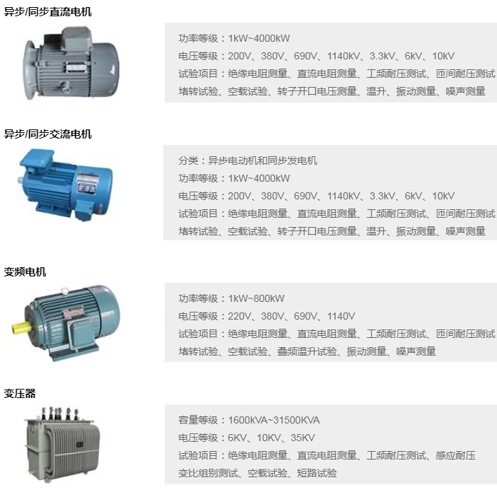 电机检测台200w