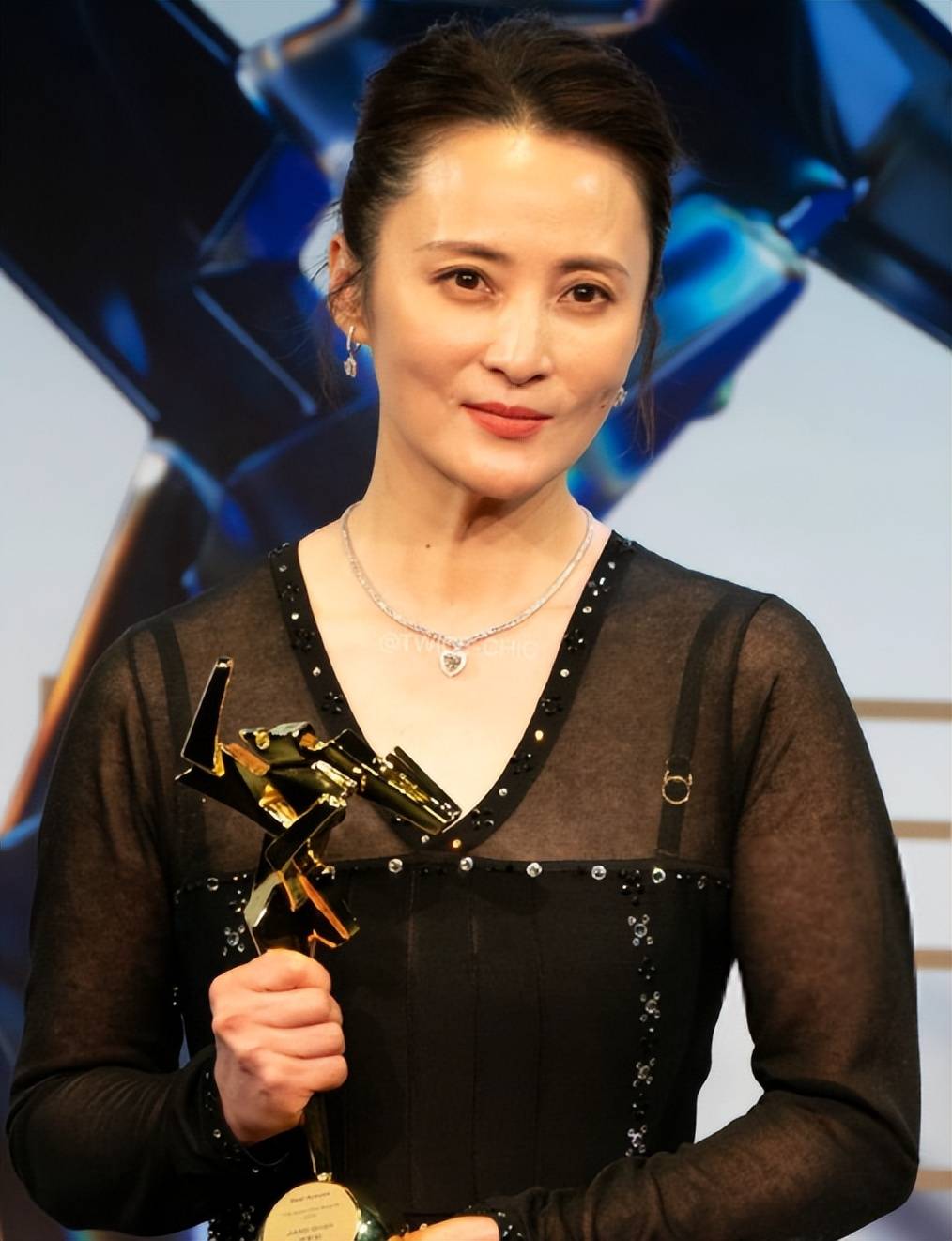 港岛之夜蒋勤勤抿嘴含笑魅力四溢丰腴身姿艳压群星绽放独特光彩