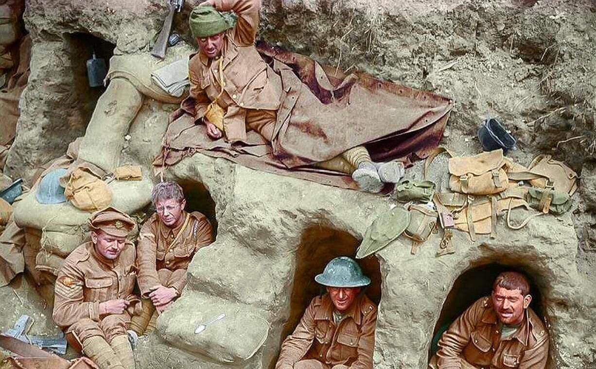 看看一战时堑壕长什么样怪不得会死伤这么多人一仗百万不算多