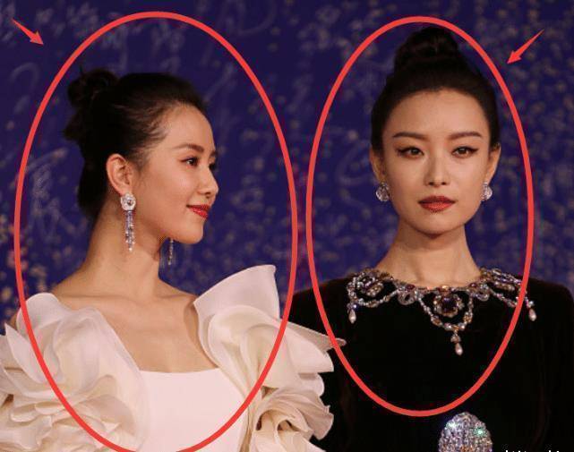 当165刘诗诗撞上170倪妮,原来"胯宽"身材,会更显胖!_因为_刘亦菲_身高