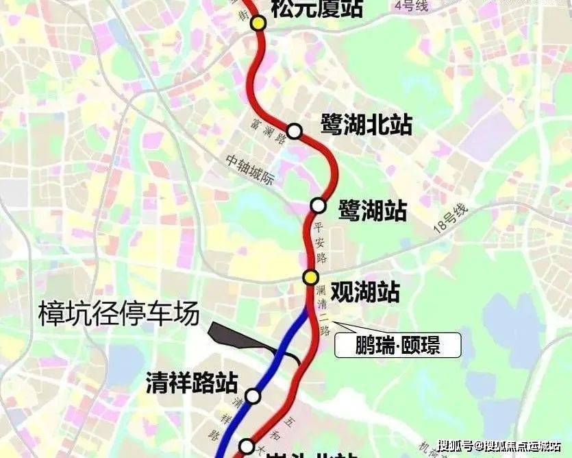 深圳龙华地铁规划线路图片