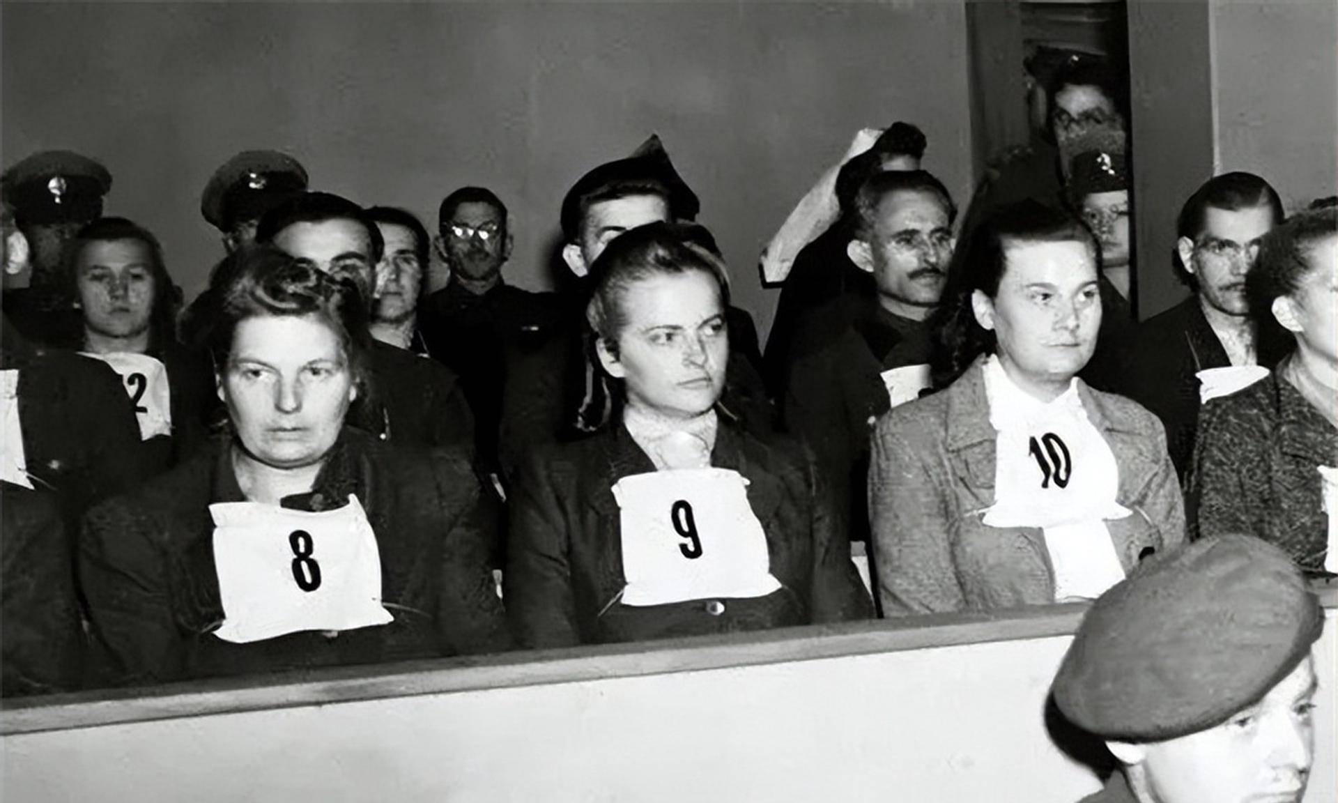 原创二战后德国纳粹党一女护士被判死刑临刑前向法官提出无耻请求