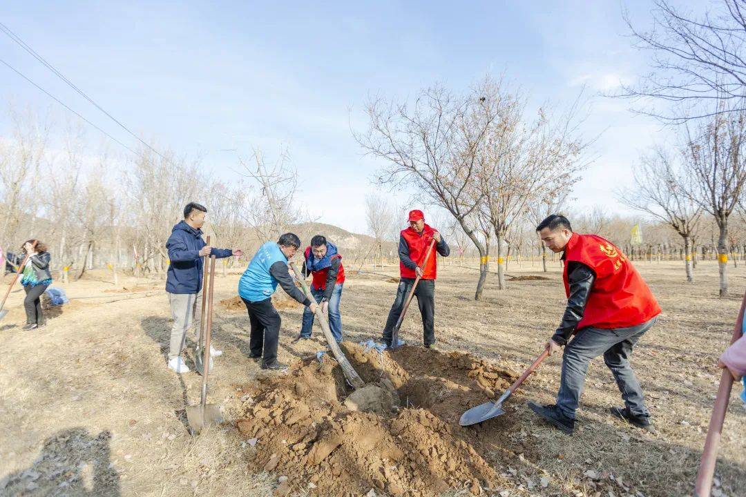 顺义区龙湾屯镇开展绿地大扫除共建美化家园植树节活动