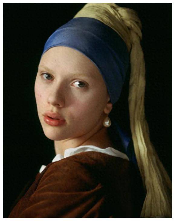 柏拉图式恋爱热烈直爽委婉内敛的戴珍珠耳环的少女