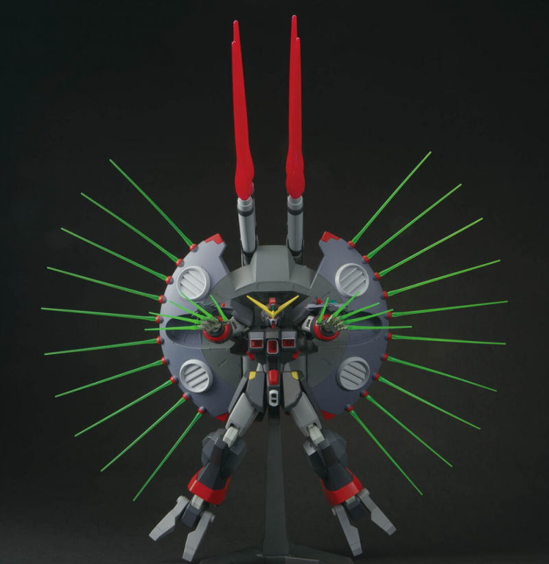 hg 1/144 毁灭高达模型,以其高达390mm的全高,傲视群模.