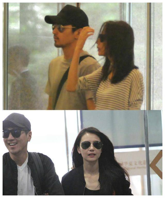 赵又廷与高圆圆游玩搂肩亲吻女儿扎双马尾超可爱