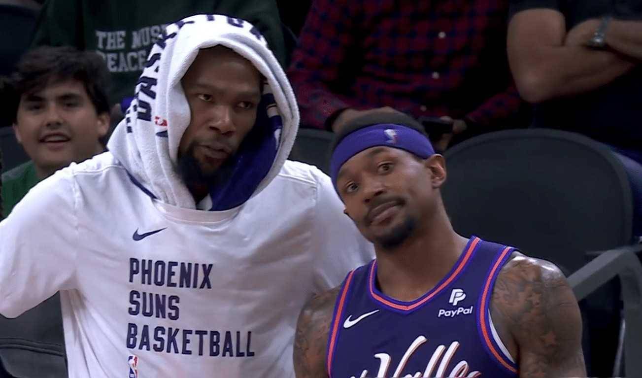 原创1打5又输了杜兰特燃尽自己45分赛季最高却被塔图姆打铁