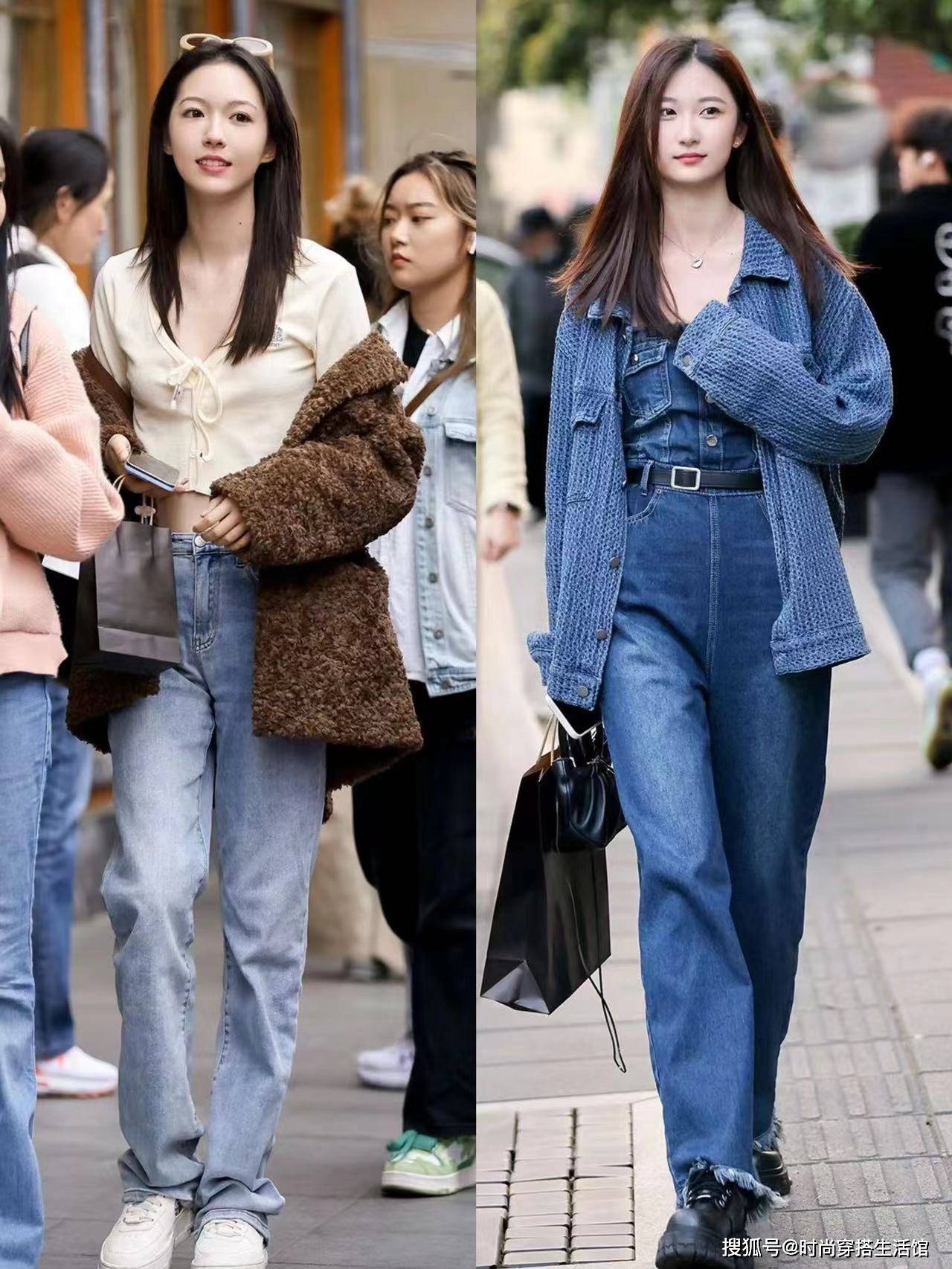 原创春天为什么劝你多穿九分裤看上海街拍就知道美得多高级