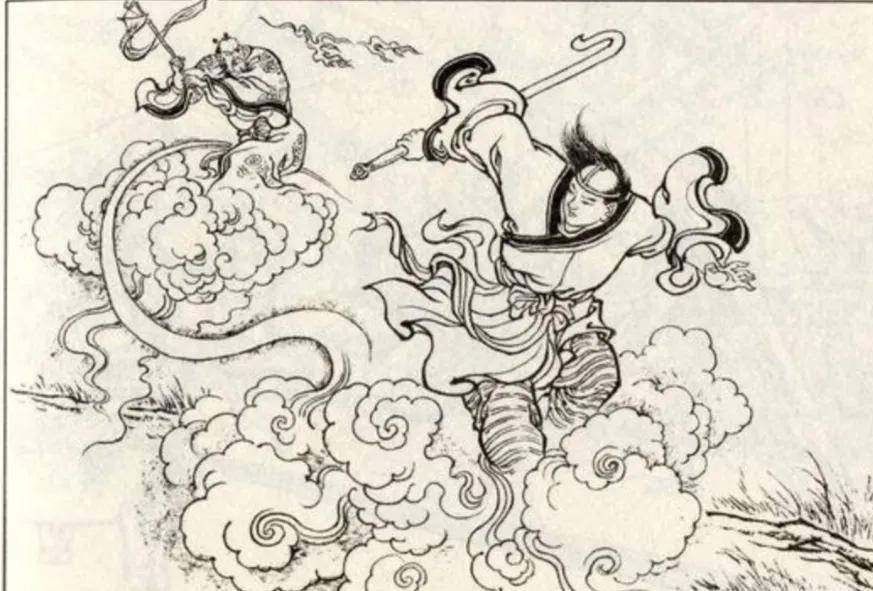 陶荣摇动聚风幡,随后便狂风骤起,而伴随着昏天暗地和飞沙走石,西岐