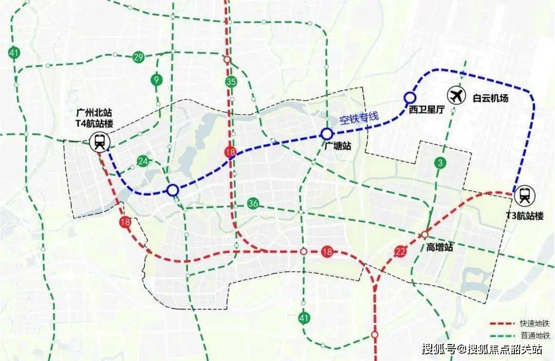 在此基础上,十四五规划在广州北站规划增设广州机场t4航站楼,并建设1